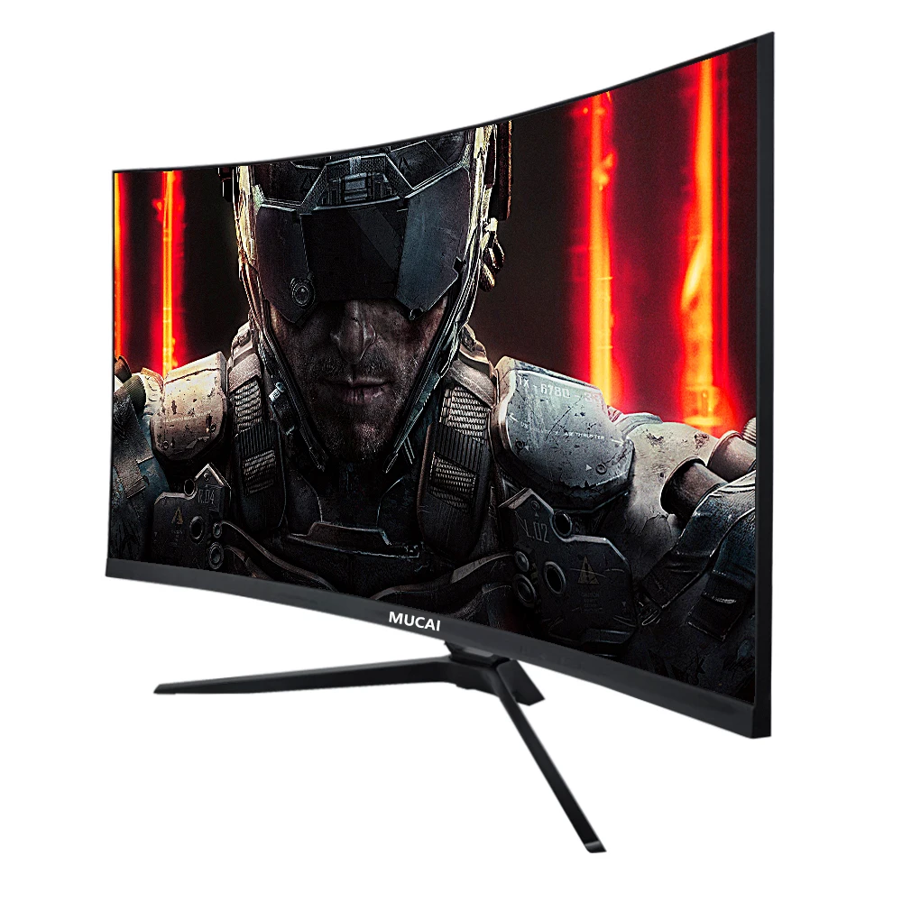 MUCAI Ŀ  165Hz ÷ 16:9 MVA FHD ũž LED 200Hz  ǻ ȭ, 1800R DP, 1920x1080, 27 ġ