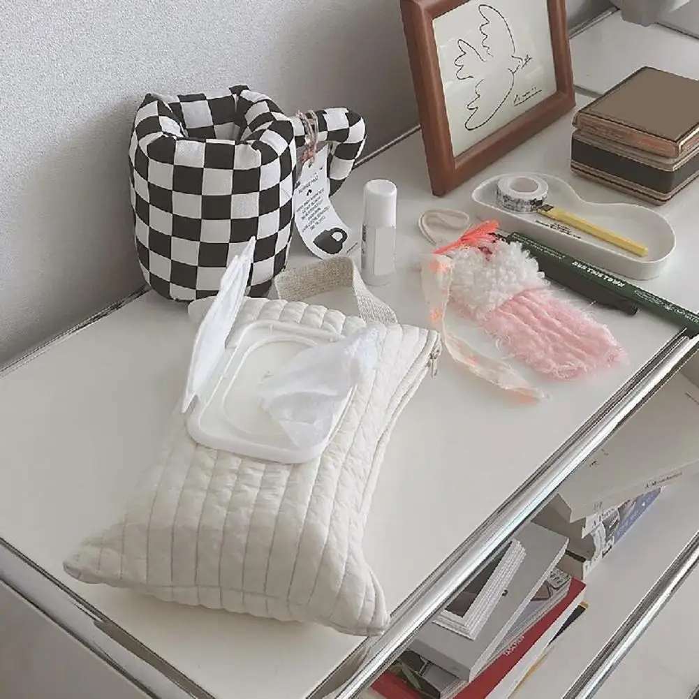 Tissue dispenser wet wipe case baby wipe case wet wipes case wet wipes box Baby cart paper towel bag large capacity soft cotton stroller baby wet wipes dispenser holder napkin storage case