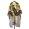 Haircut Bibs Antistatic Non-Sticky Haircut Shawl Cloth Retro Lion Pattern Barbershop Adults Poly Pongee Cape Salon Styling Tools 3