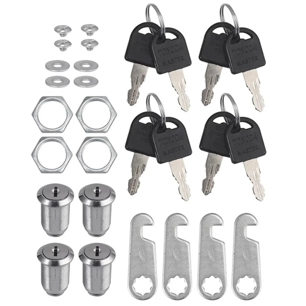 Description Picture 4 of itemHot Fashion Mailbox Lock Lock Cylinder Desk Door Elements Mail Box Set Cabinet Tool Cam Wardrobe Cam-Lock File