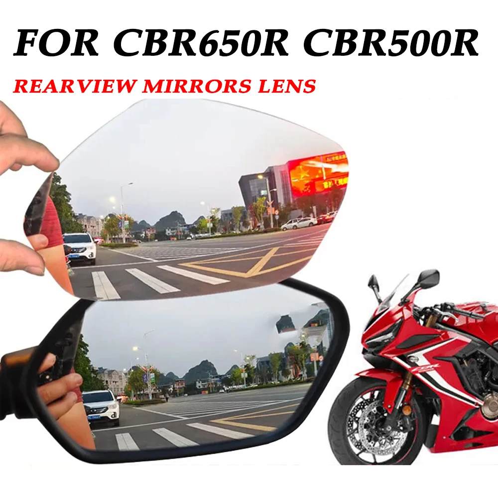 HONDA CBR650R CBR500R CBR650 CBR 650 500 R Motorcycle Convex Rearview Mirrors Increase View Vision motorcycle mirror motorcycle mirrors blind spot mirror