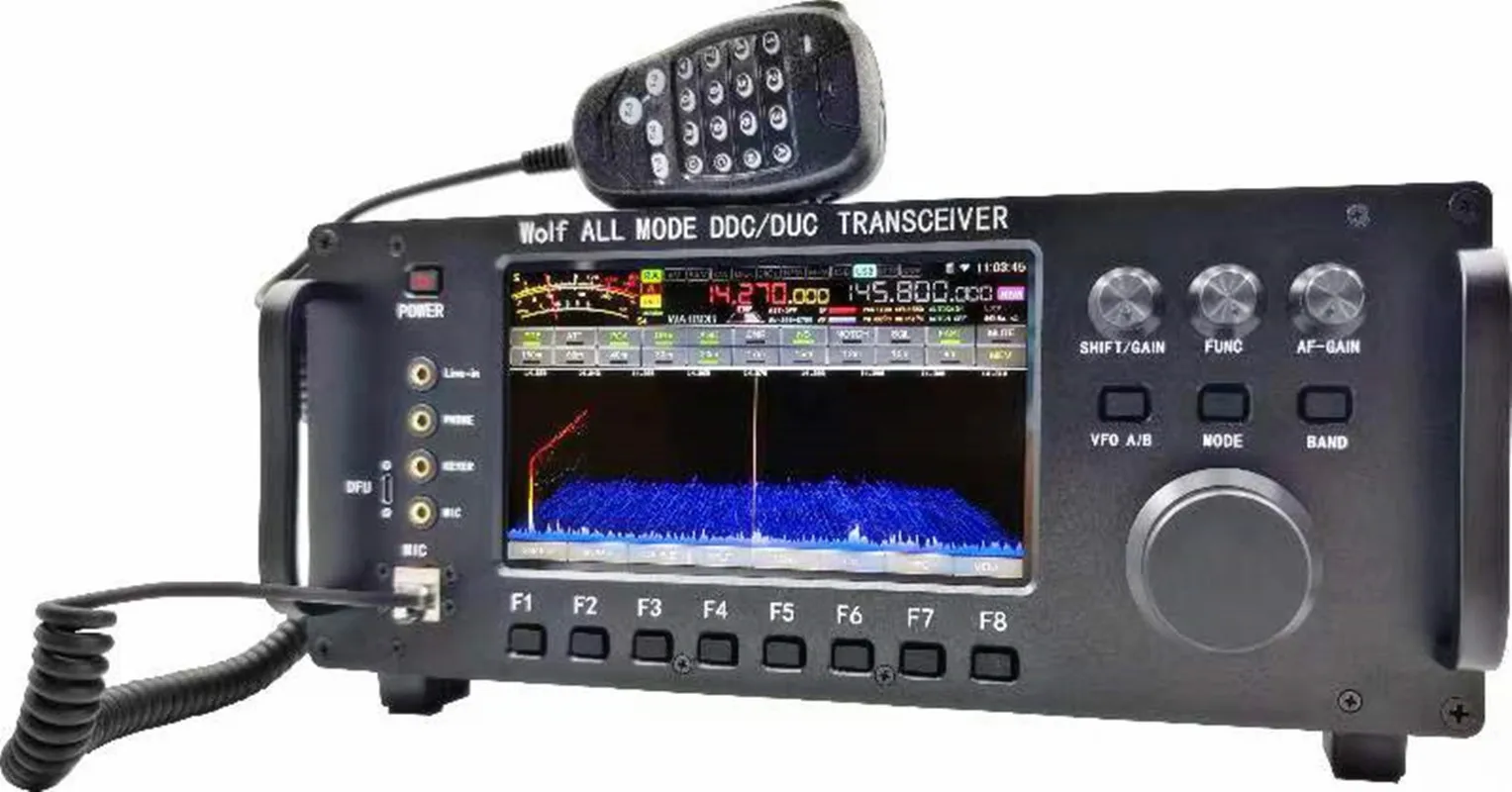 20W 0750MHz Wolf All Mode DDC/DUC Transceiver Mobile Radio LF/HF/6M