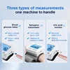Sinocare YTN11 Blood Pressure Monitor Blood Glucose Meter Uric Acid Tester 3in1 (Meter or only Strips) 2