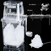 Broyeur à glace manuel, à distance, pour cocktail, machine à glaçons, concasseur, pour la maison 2