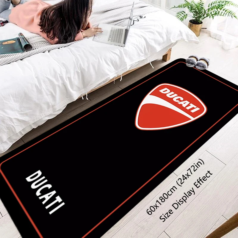

Входной Придверный коврик DUCATI для мотоциклов, Придверный коврик для ванной, напольные коврики для ног, Декор для дома, кухни, гостиной, автомобиля
