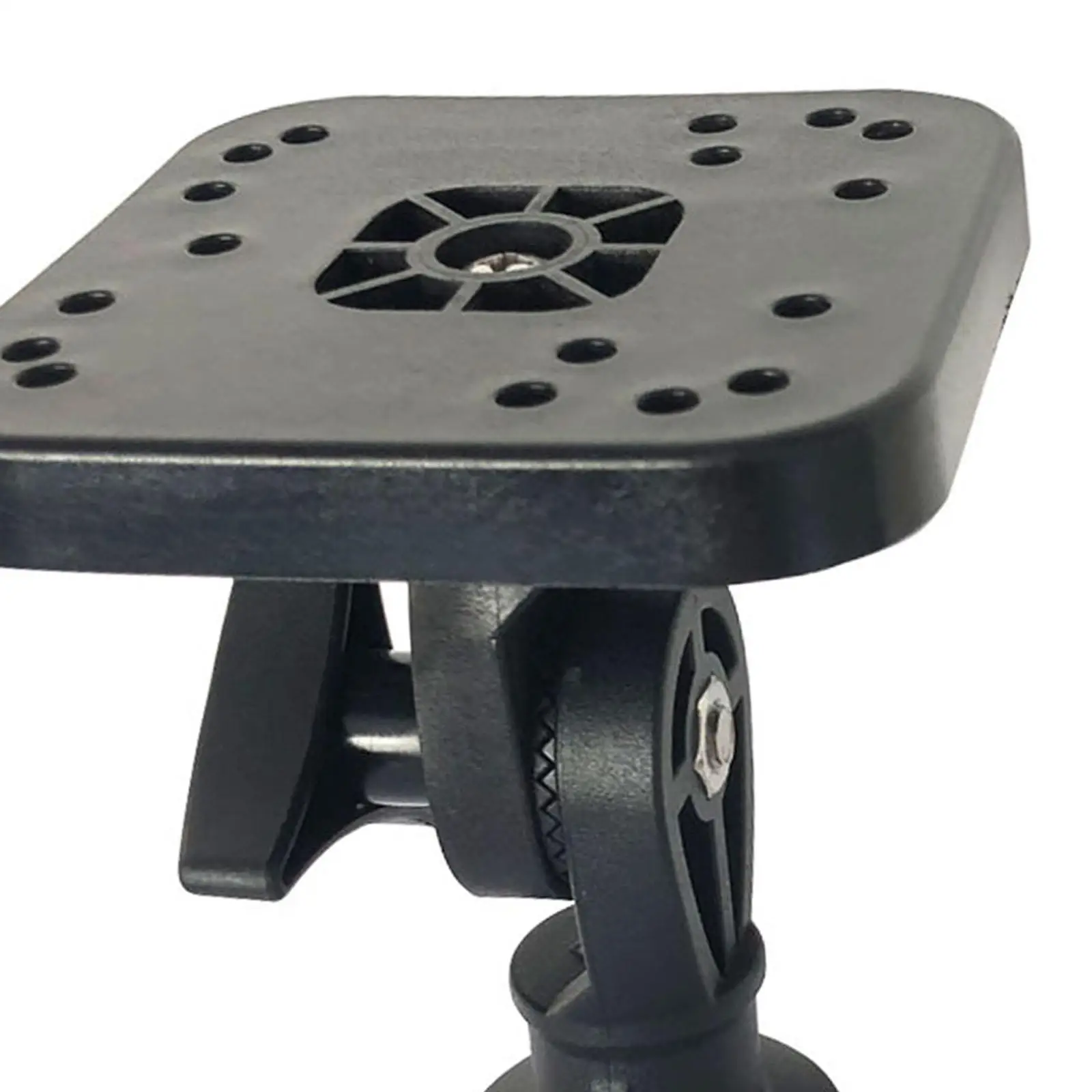Electronics Fishfinder Mount for Kayak Boat Universal Mounting Plate Black