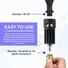 Pressure Washer Gun Adapter with M22 or 1/4Inch Quick Connect Compatible with Karcher K2 K3 K4 K5 K6 K7 High Pressure Washer 5