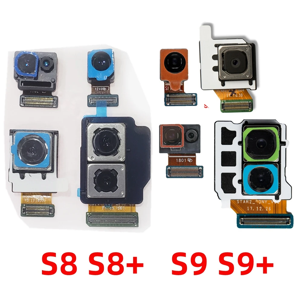 메인 후면 카메라 플렉스, 삼성 갤럭시 S8, S9 플러스, G950, G955, G960, G960F, G965U, G965F 용, 상단 전면 카메라 플렉스 케이블