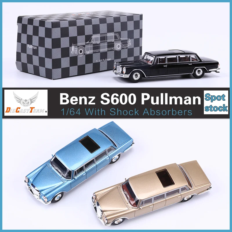 DCT 1:64 Benz Pullman 600 W100 Edition Diecast Alloy Model
