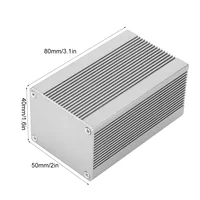 Boîtier de refroidissement en aluminium pour carte de circuit imprimé, boîtier de projet électronique 5