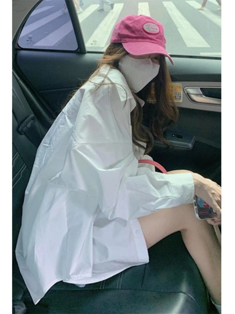 

Повседневный Женский Топ с длинным рукавом, свободные блузки с воротником-поло, кардиган на пуговицах, женская рубашка, модная новинка 2023, универсальная рубашка