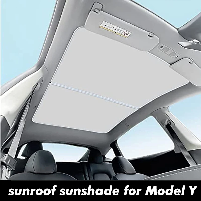 For Tesla Model Y Sunroof Sunshade Skylight Blind Upgrade Shading Net