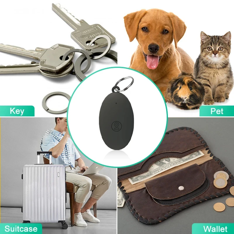 Xiaomi Mini GPS Tracker Bluetooth Anti-Lost Device gps tracker bluetooth tracker gps locator bluetooth gps tracker anti lost tracker wallet tracker bluetooth finder for Iphone Samsung