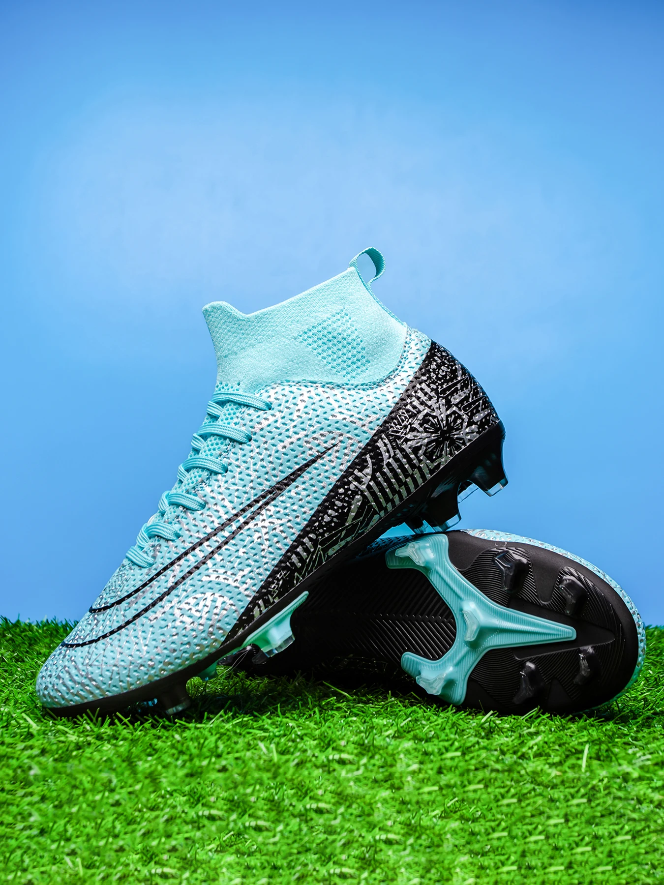 Description Picture 5 of itemProfessional football shoes men's long nail FG nail outdoor sports lawn training shoes anti slip nail shoes