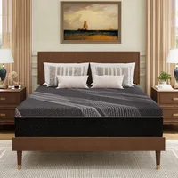 Queen Mattress 12 Inch Charcoal Memory Foam Mattress in a Box, CertiPUR-US Certified, Fiberglass Free, Gel Double Mattress 1