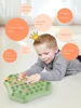 Children's Flip Chess Parent-child Interactive Battle Tabletop Game Focus Training Memory Shess Puzzle toy for Focus Training 2