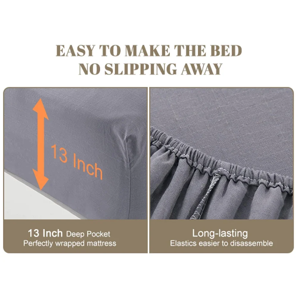 Astarexin Earthing Fitted Sheet Organic Cotton With Conductive Silver Fiber Grounding Bed Sheet Fitted Sheet For Nature Wellness 4