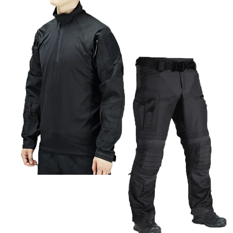 Training Tactical Frog Suit Camouflage Men Outdoor Training Hunting Clothes Breathable Shirt Pants Outdoor Trip Fans Uniform
