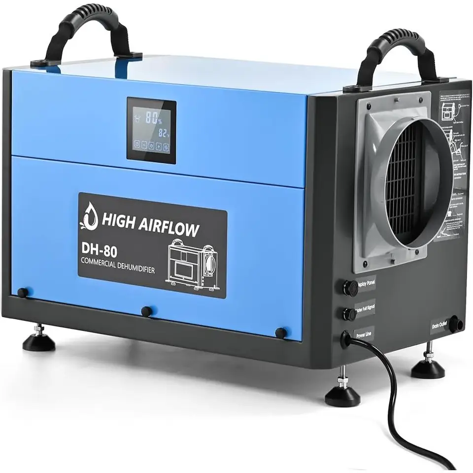 160 Pint Commercial Dehumidifier with Automatic Defrost