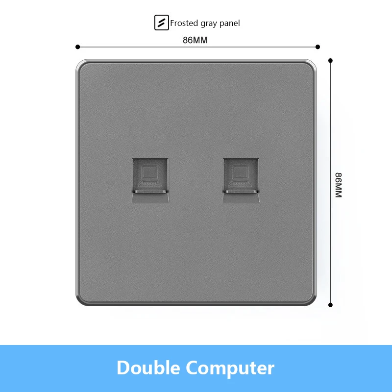 Dual computer socket