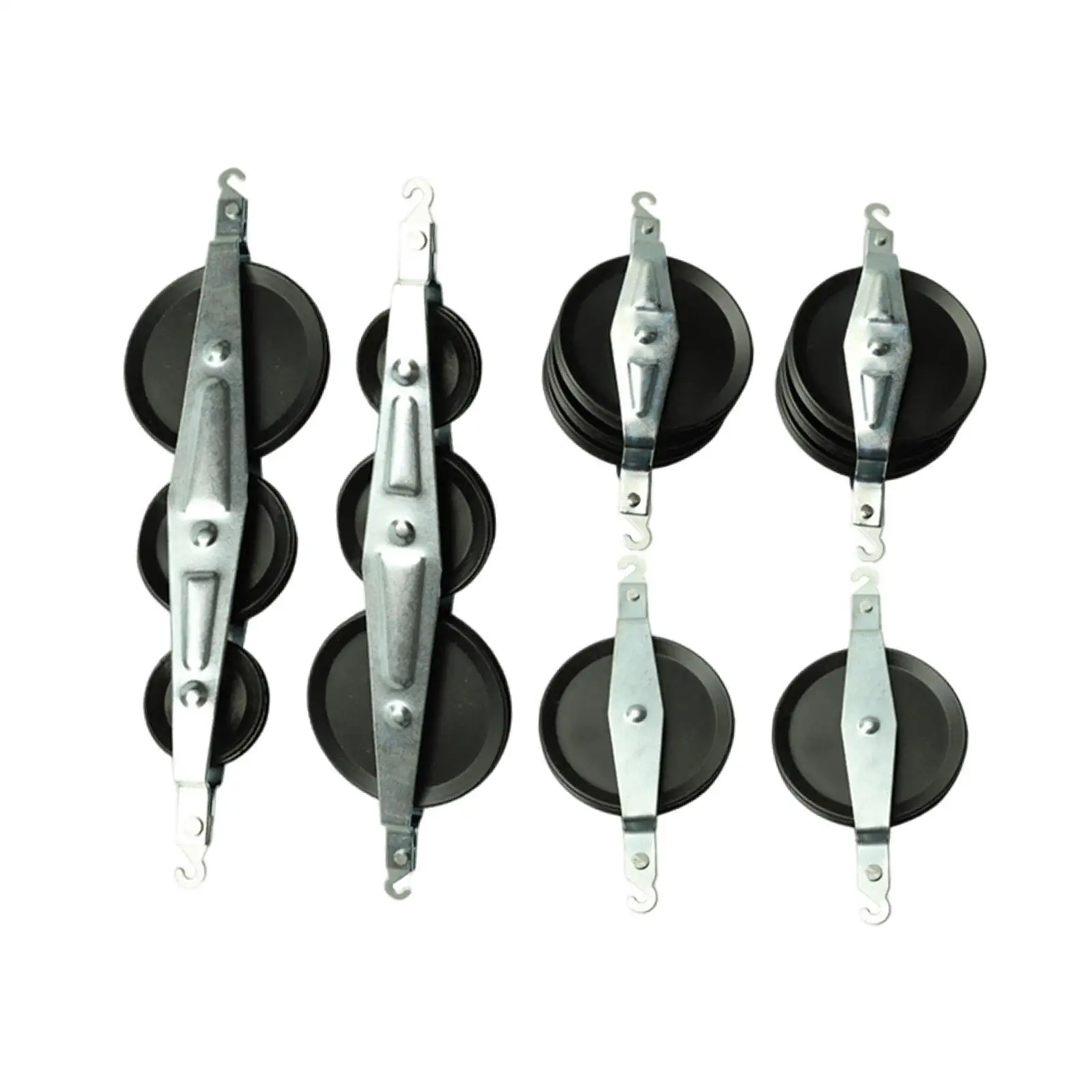 6x Pulley Blocks School Teaching Aids Physics Experiments Kits Pulleys Block