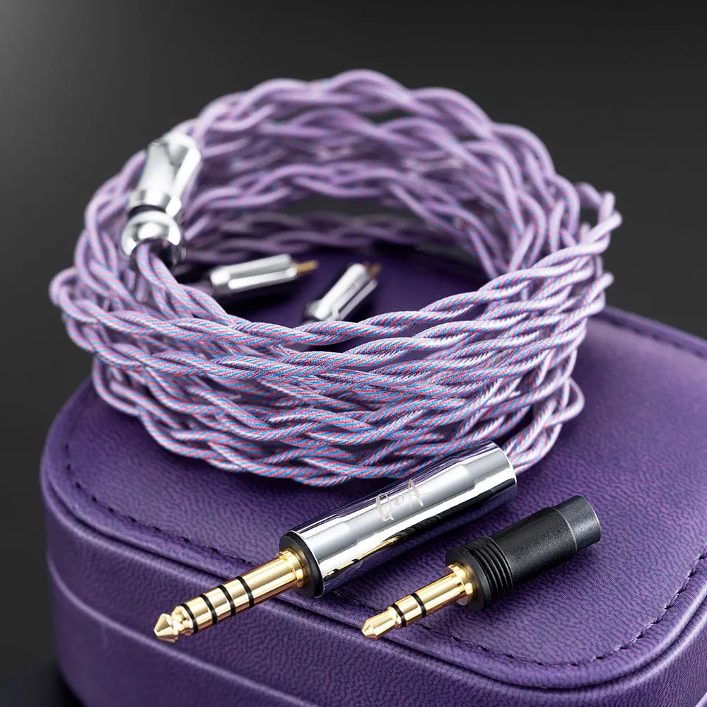 QoA Adonis New In Ear Earphones 1DD+2BA Hybrid Pinecone Resin Shell IEMs With 3.5+4.4mm Plug Cable For HiFi Headphone Gifts 5