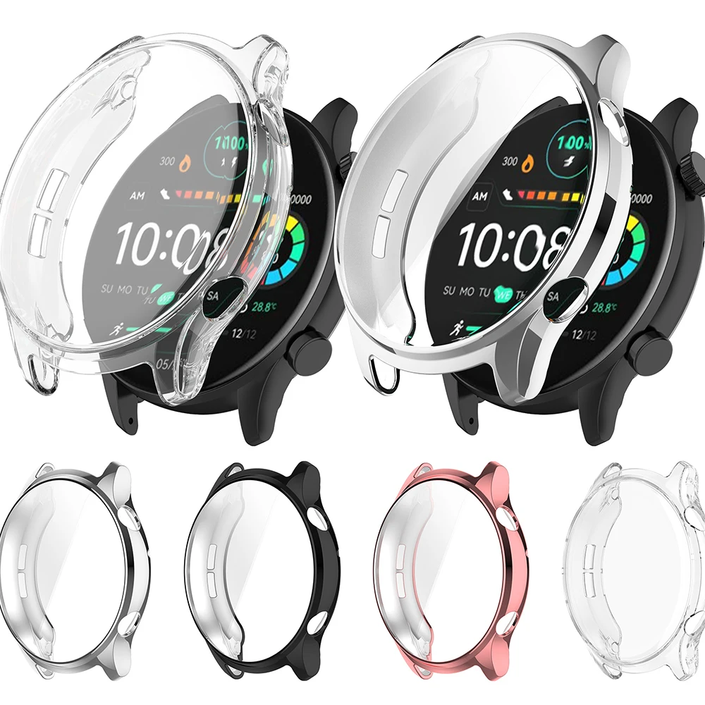 Custodia Protettiva Per Schermo In Silicone Morbido Tpu Full Shell Per Haylou Solar Plus Ls16 Copertura Paraurti Per Accessori Smartwatch Haylou Rt3