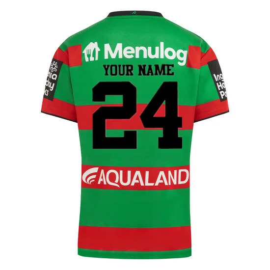 South Sydney Rabbitohs  Ȩ  , ̸  ȣ ũ S-M-L-XL-XXL-3XL-4XL-5XL, 2024