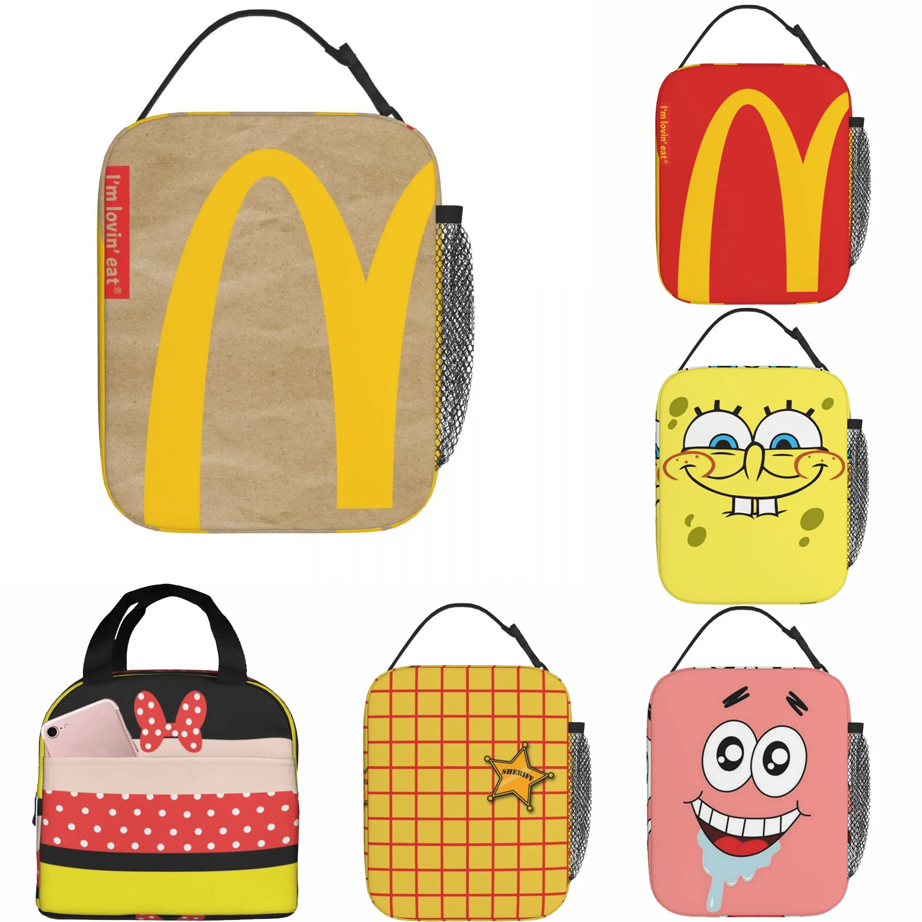 Funny I'm Lovin Eat Thermal Insulated Lunch Bag New Arrival Bento Box