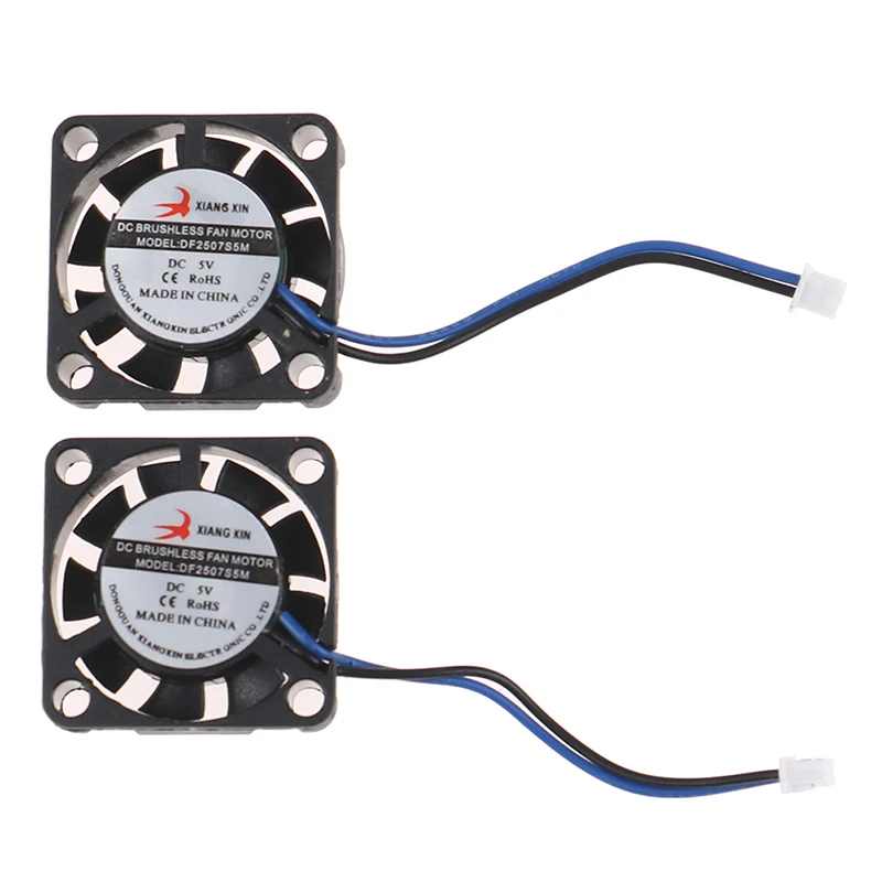 25*25MM Ultra-miniature Brushless Fan Electric DC 5V 6V 2507 Mini Micro Tiny Quiet And Large Air Volume Cooling Fan 1pcs mini portable fan