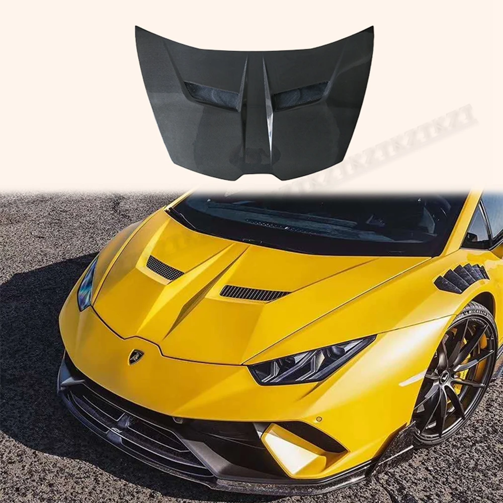 

For Lamborghini Huracan LP610 V Style Double Side Carbon Fiber Hood Bonnet