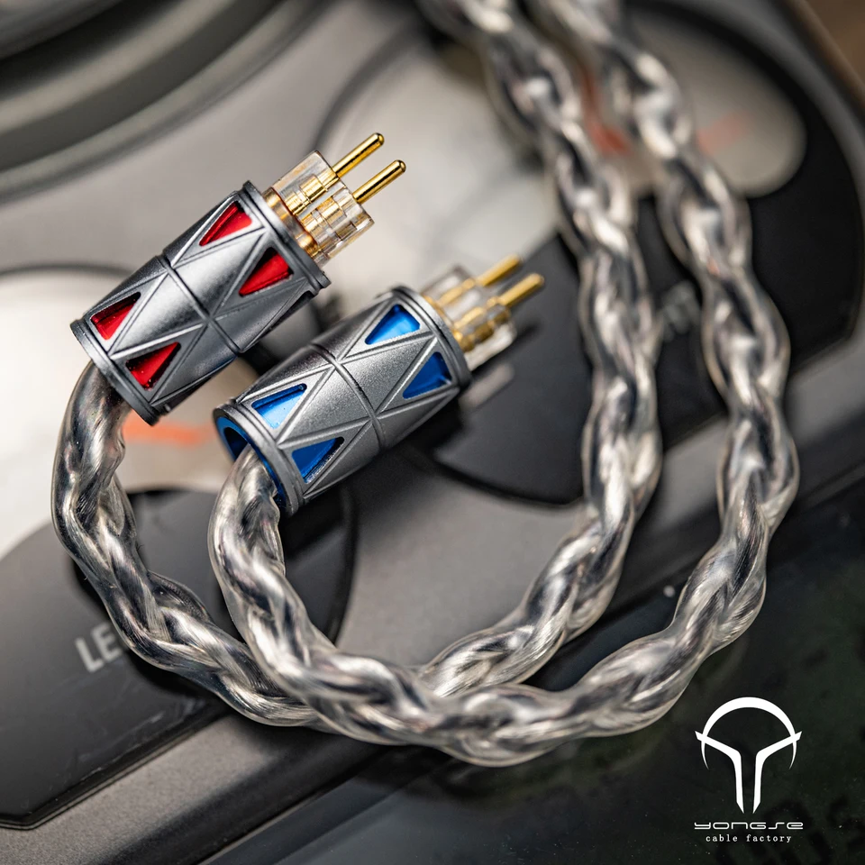 Yongse Bijouxフラッグシップシルバーメッキocc litzイヤホン