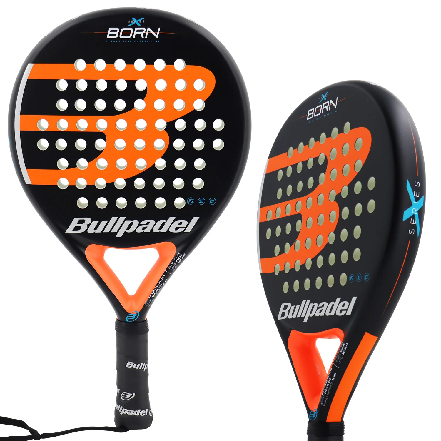 

New Padel Racket Carbon Fibre EVA Soft Padel Paddle Round Shape Paddle Racket