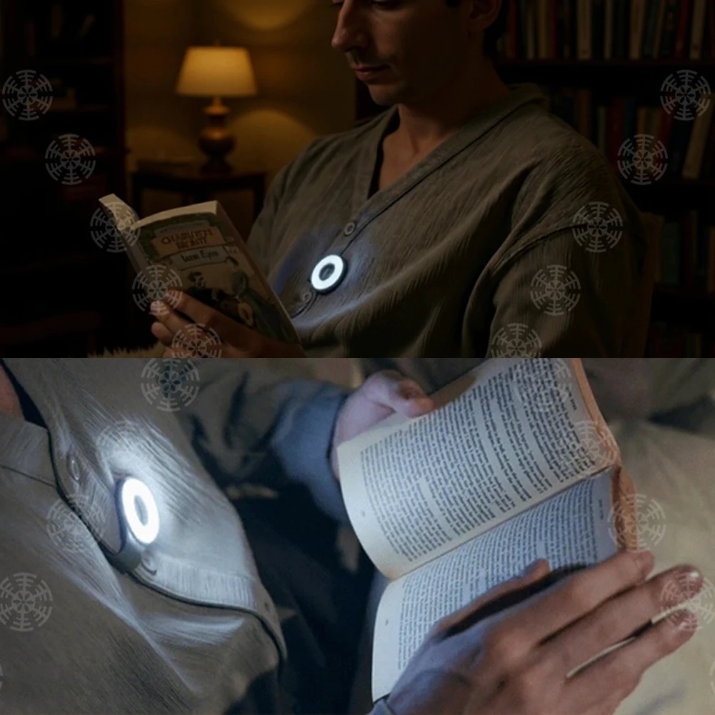 Portable Led Safety Light Hands-free Lamp Multifunctional Warning Night Safetylight for-running Strong Magnetic Clip for Reading