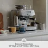 Barista Pro Espresso Machine BES878DBL, Damson Blue 6