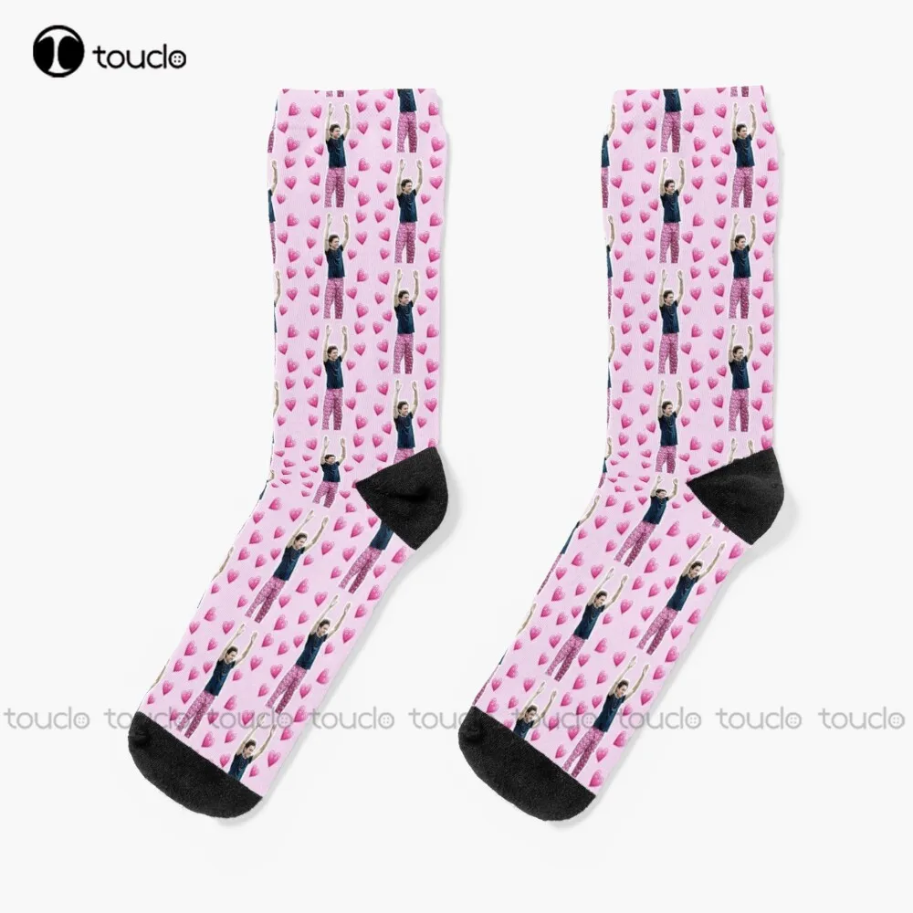 

Tom Holland Pink Print Socks Work Socks Unisex Adult Teen Youth Socks 360° Digital Print Custom Gift Funny Sock Hd High Quality