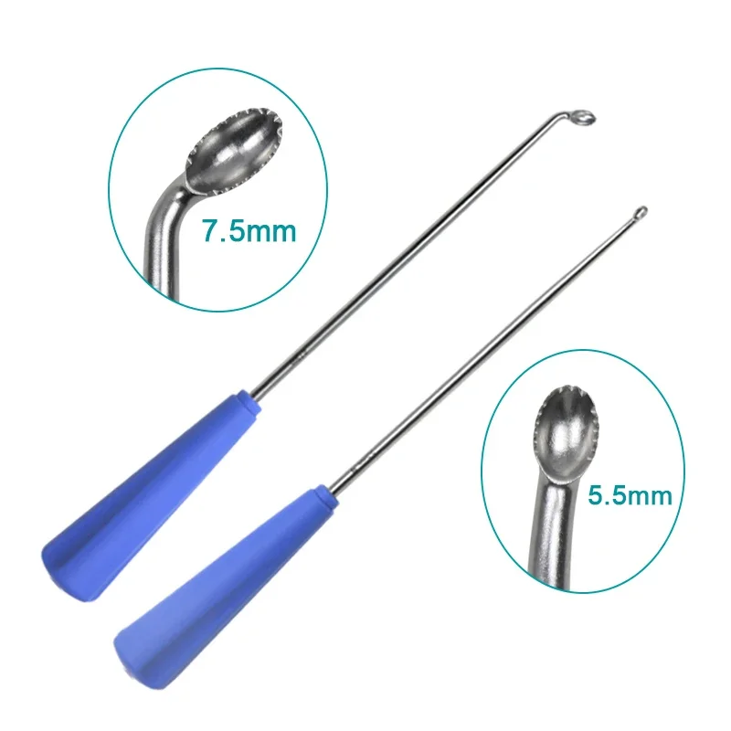 1pcs Bone Curette with Teeth UBE Stainless Steel Orthopedic Veterinary Instrument 1 piece motor gear 1m 80t 90t 100t 110teeth sc45 carbon steel high frequency quenching teeth gear wheel bore size 8 10 12 mm