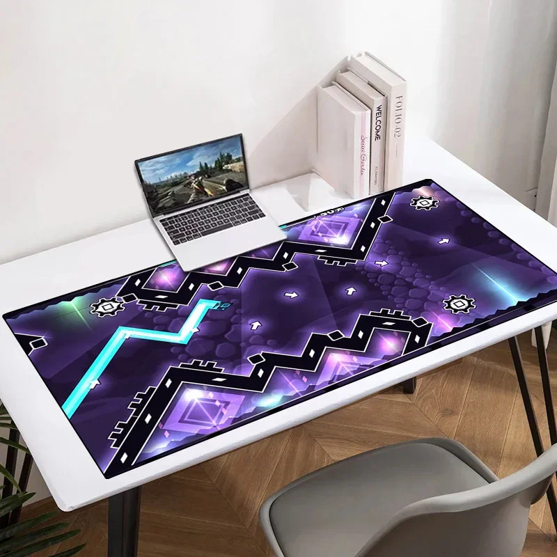 

Geometry Dash Kawaii Mouse Pad Gamer Mats Gaming Mat Pc Extended Pads Accessories Mausepad Anime Keyboard Mause Deskmat Laptop