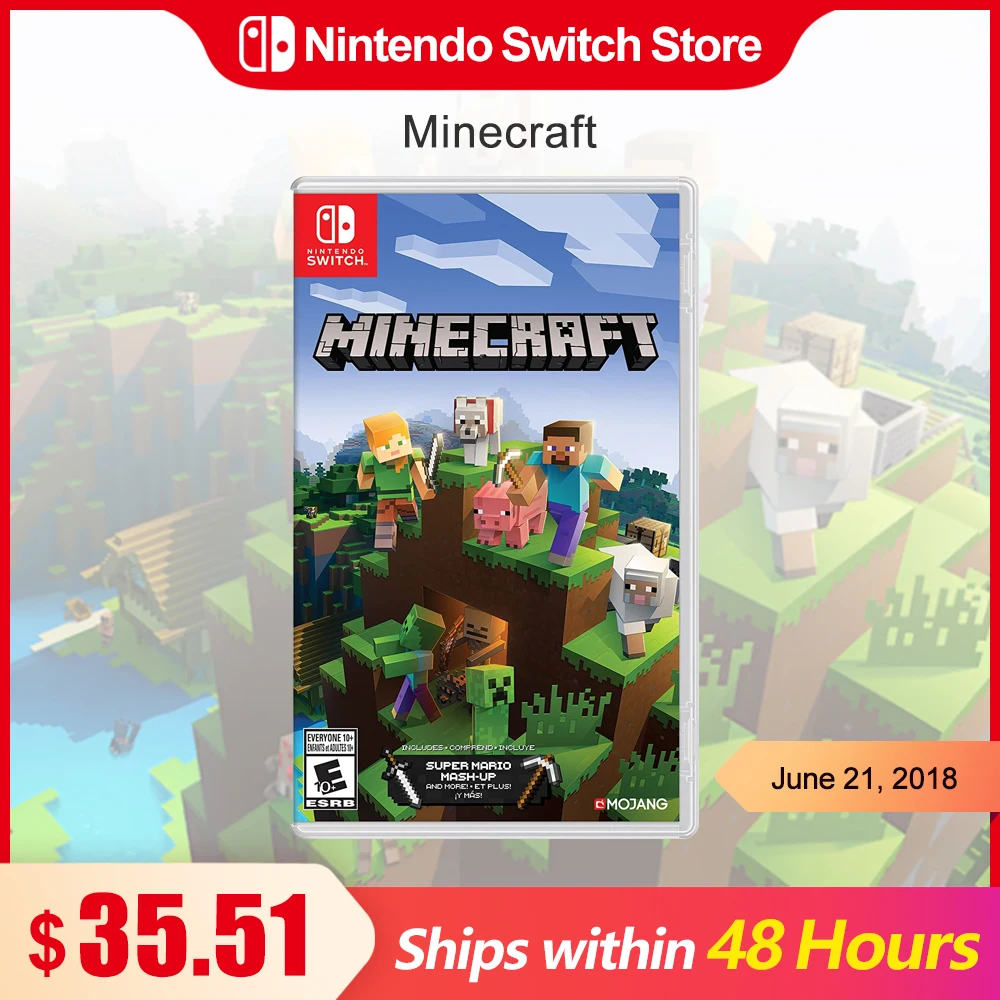 Minecraft Nintendo Switch,Nintendo Switch用アクセサリー,オリジナル