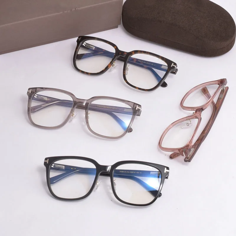 

Oversized Big Face Glasses Frames Acetate Reading Myopia Prescription Glasses Man Women TF891 Computer Goggles Eyewear Frame