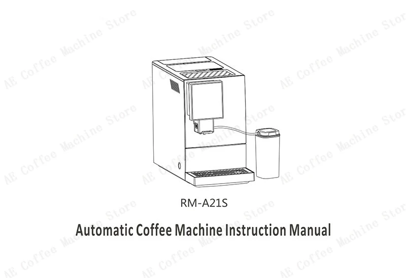 Description Picture 2 of itemIntegrated Grinder Coffee Machine Fully Automatic Espresso Machine Professional Coffee Machine LCD Display Control