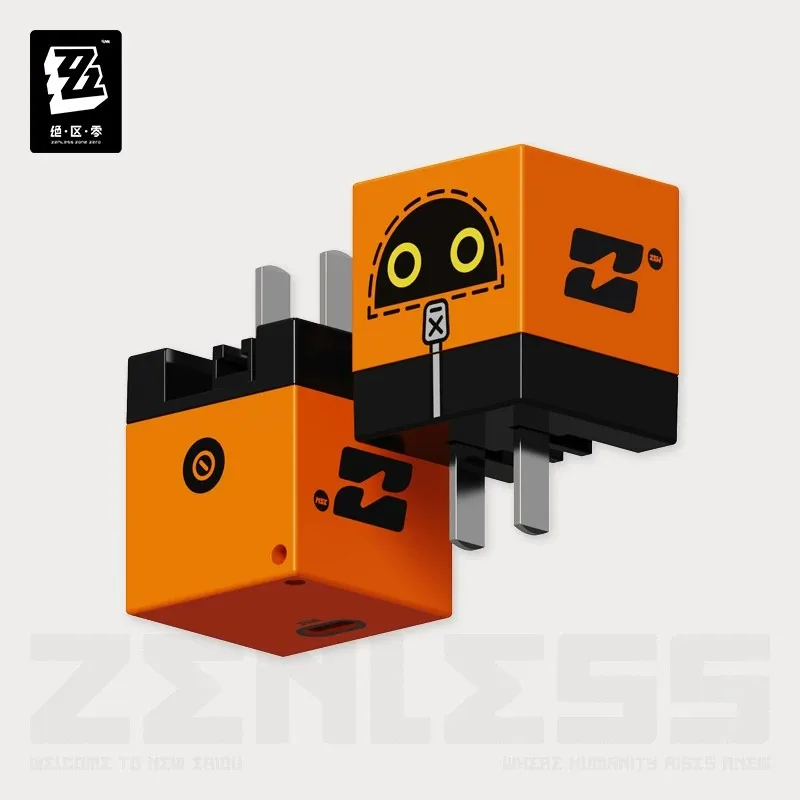 [] miHoYo Zenless Zone Zero 35W Bangboo 충전 헤드 TypeC 인터페이스 실리콘 충전 케이스 애니메이션 소품 코스프레 선물