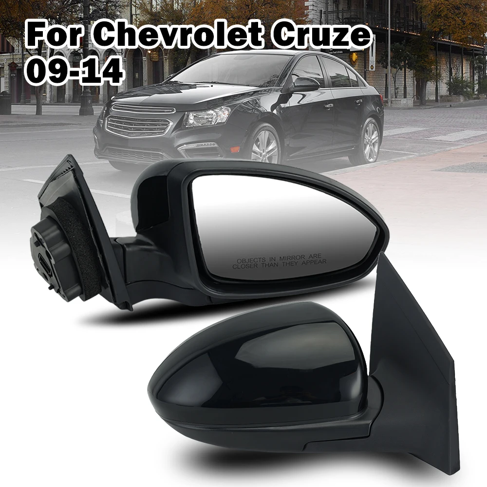 

Rearview Mirror Assembly for Chevrolet Cruze 2009 2010 2011 2012 2013 2014 3 Pins Black Power Glass Car Accessories 19258657