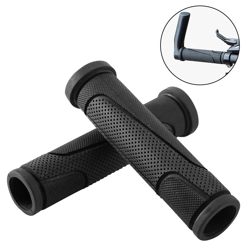 1 Pair Bicycle Handle Cover Rubber Grips Bicycle Handlebar Protect Cover Anti-slip Bicycle Protective Gear Bike Accessories