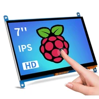 7Inch 1024X600 IPS Touchscreen LCD Display HDMI-compatible Mini PC Secondary Screen Portable Monitor for Rapberry Pi5 4/3B 1