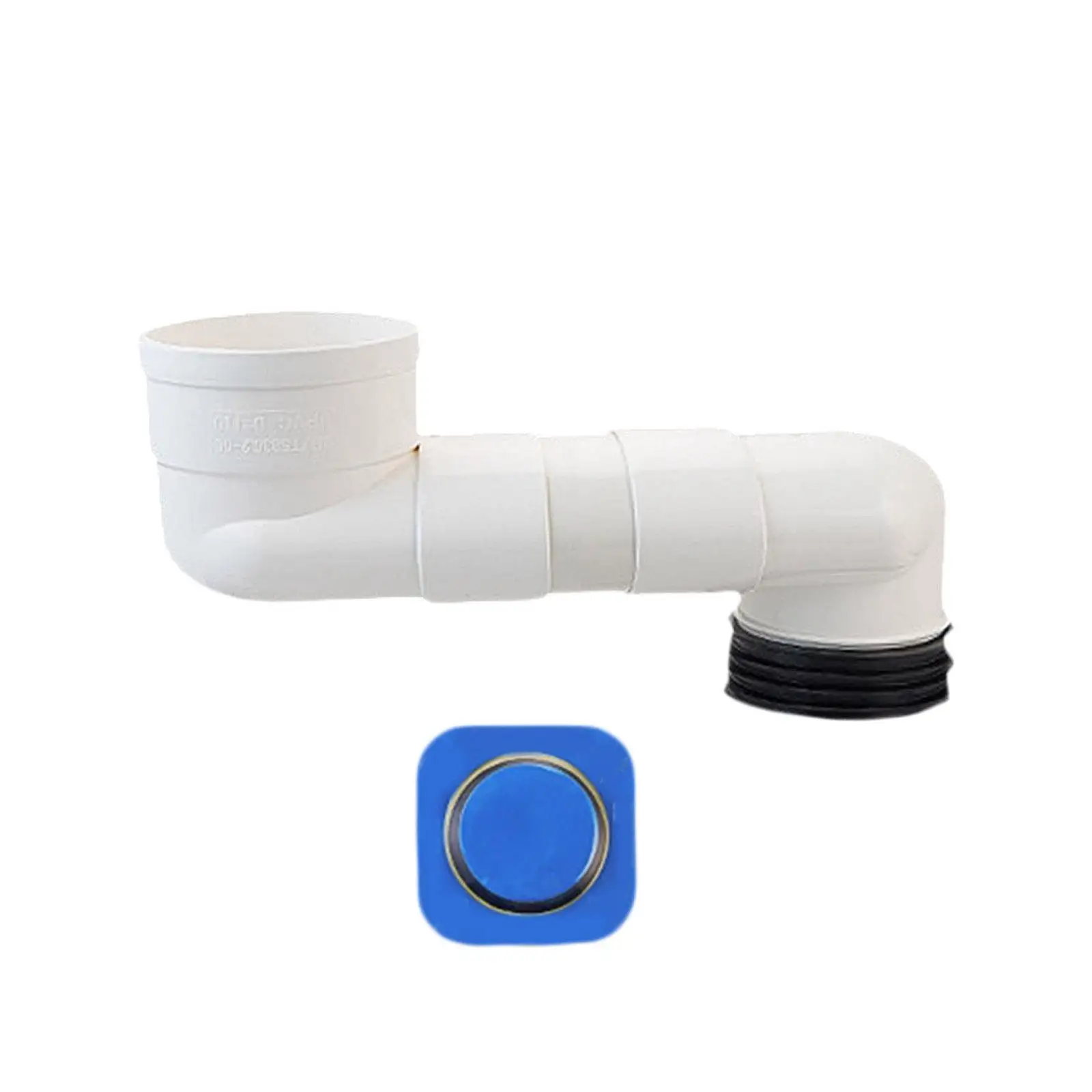 Offset Toilet Flange Tub Waste Expanded Hose Connector Repair for Plumbing Drainage Systems Universal PVC Offset Closet Flange Offset Toilet Flange Tub Waste Expanded Hose Connector Repair for Plumbing Drainage Systems Universal PVC Offset Closet Flange