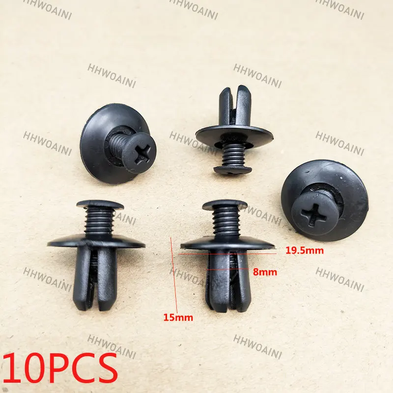 

10PCS For Kia sportage R RIO Fender Bumper Reinforced Clip Buckle Rubber Nail