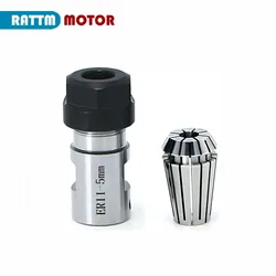 ER11 3mm 4mm 5mm 6mm 8mm Spindle Motor Collet Extension Rod with ER11 Collet Chuck for CNC Engraving Machine