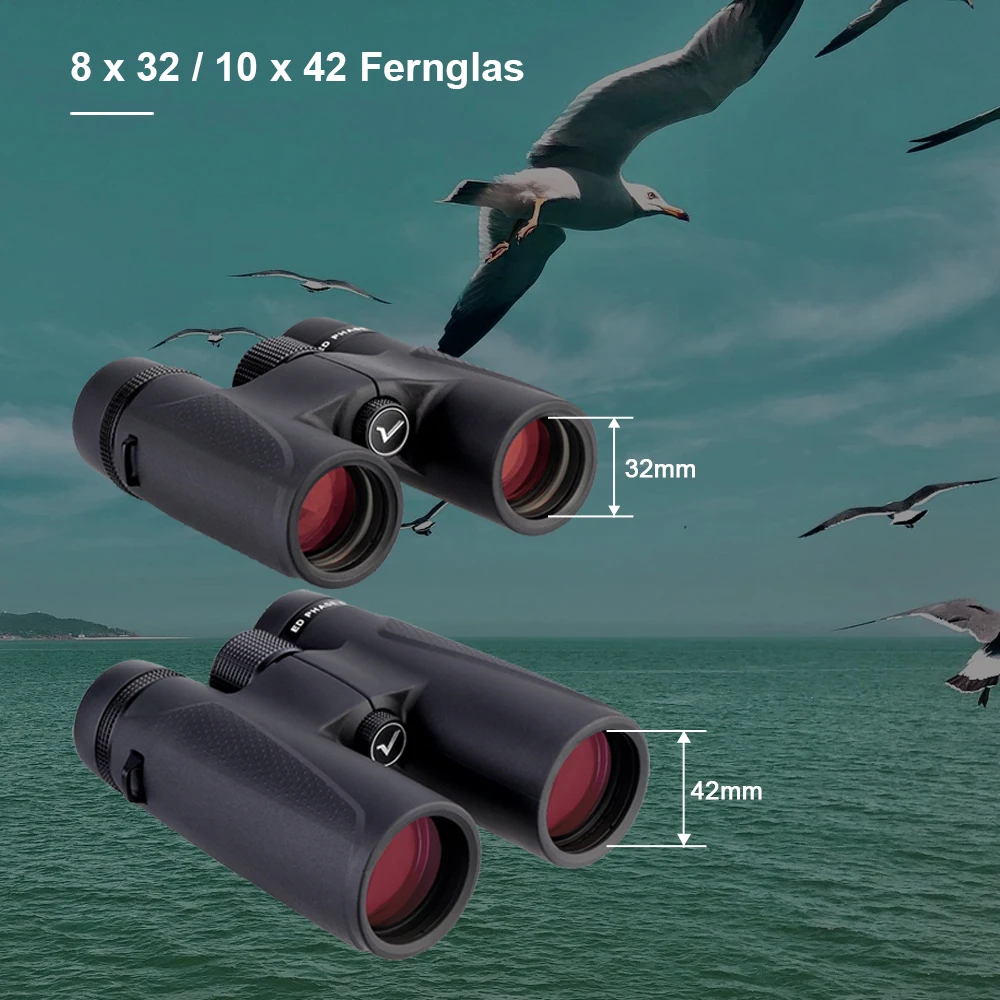 Svbony SV202 8X32/8x42/10x42/10x50 ED Fernglas IPX7 Magnesiumlegierungsgehäuse BaK4 Fernglas Hohe Qualität für Sternenbeobachtung Camping – Detail 18