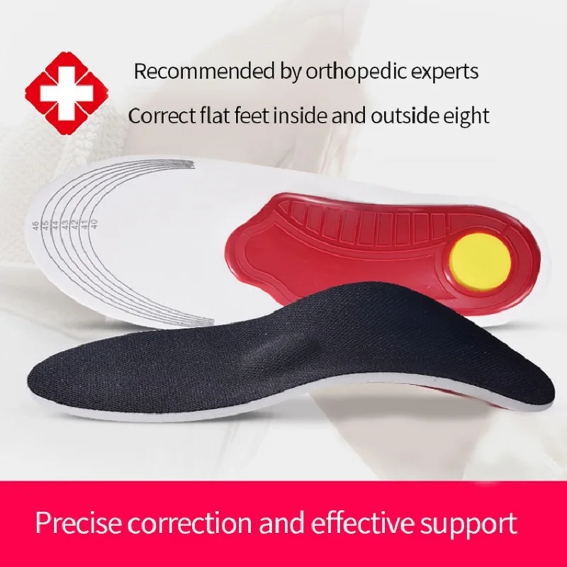 Shoe Insoles High Arch Support Insoles Gel Pad 3D Arch Support Flat Feet for Women Men Orthopedic Foot Pain Damping Cushion
